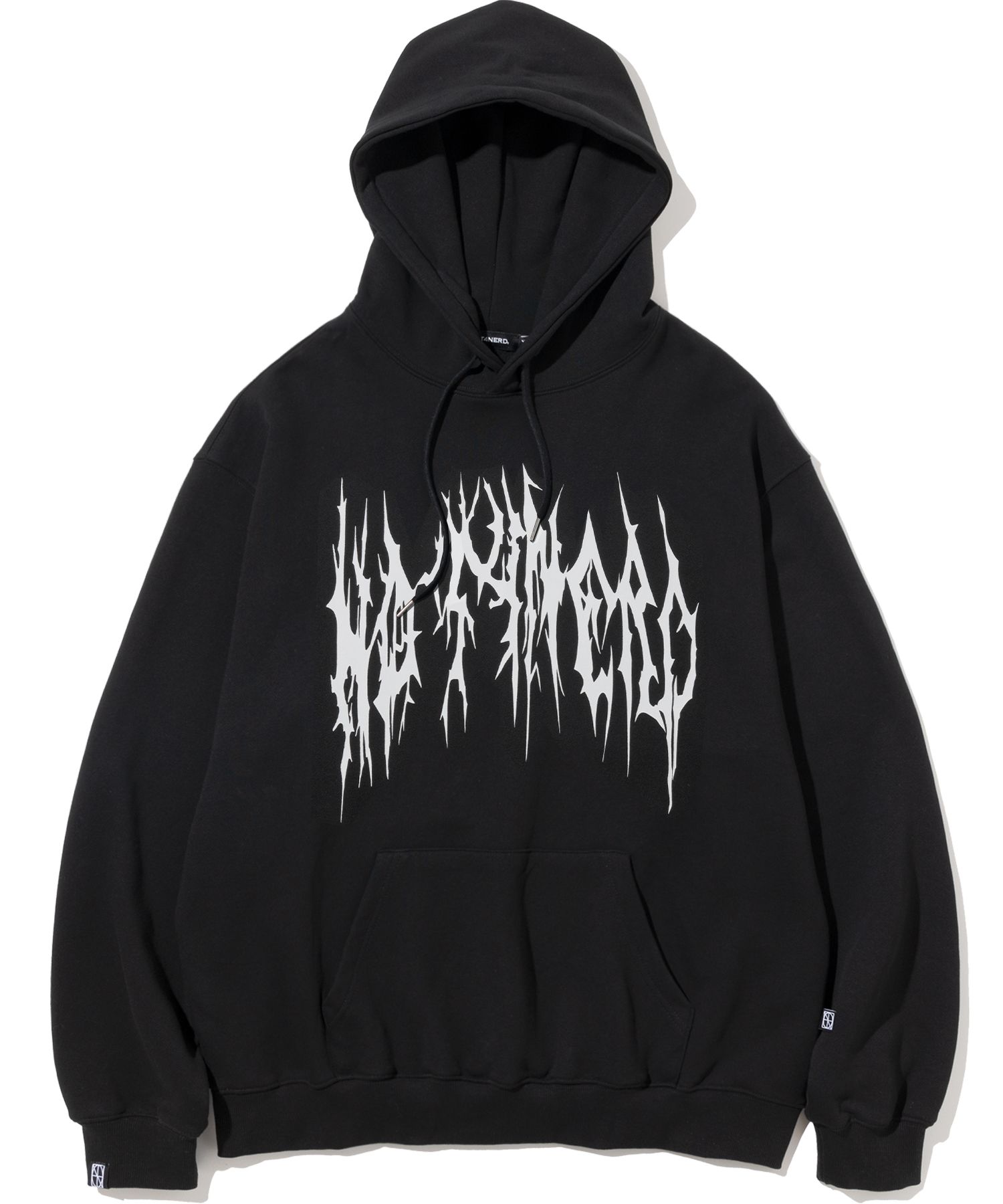 パーカー・フーディ NOT4NERD Thorn Logo Pullover Hood Black HD052BK MUSINSA | NOT4NERD Thorn Logo Pullover hoodie - Black