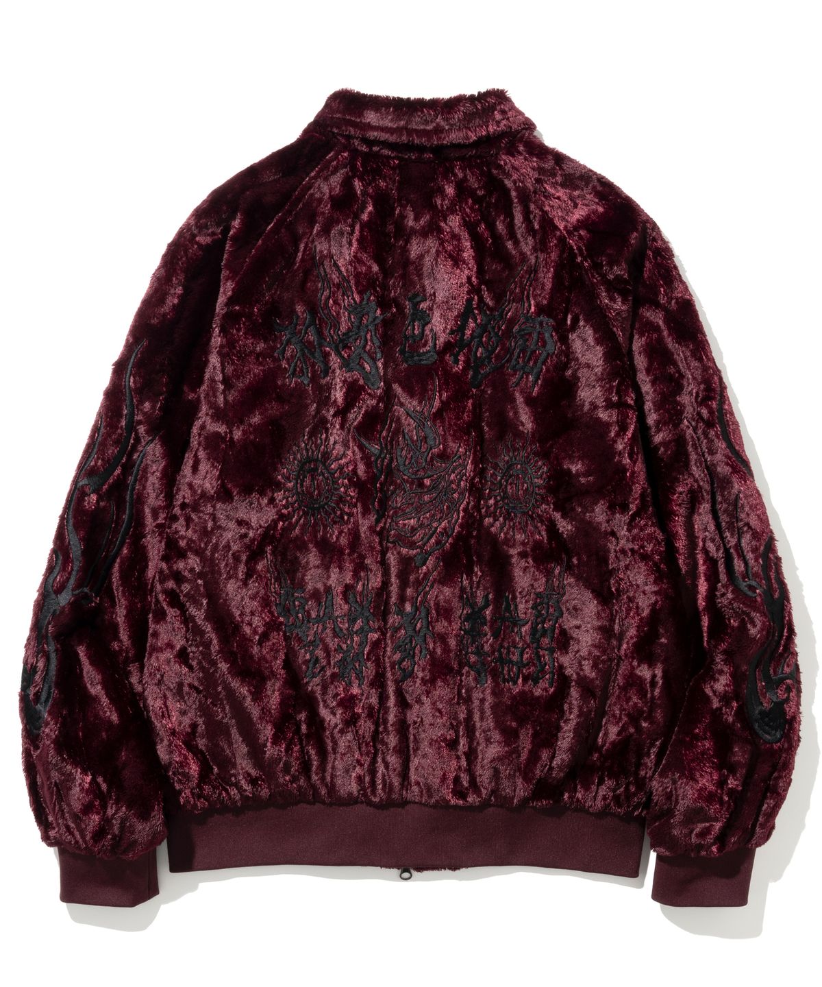 낫포너드(NOT4NERD) Hanya Fur Blouson Jacket - Wine