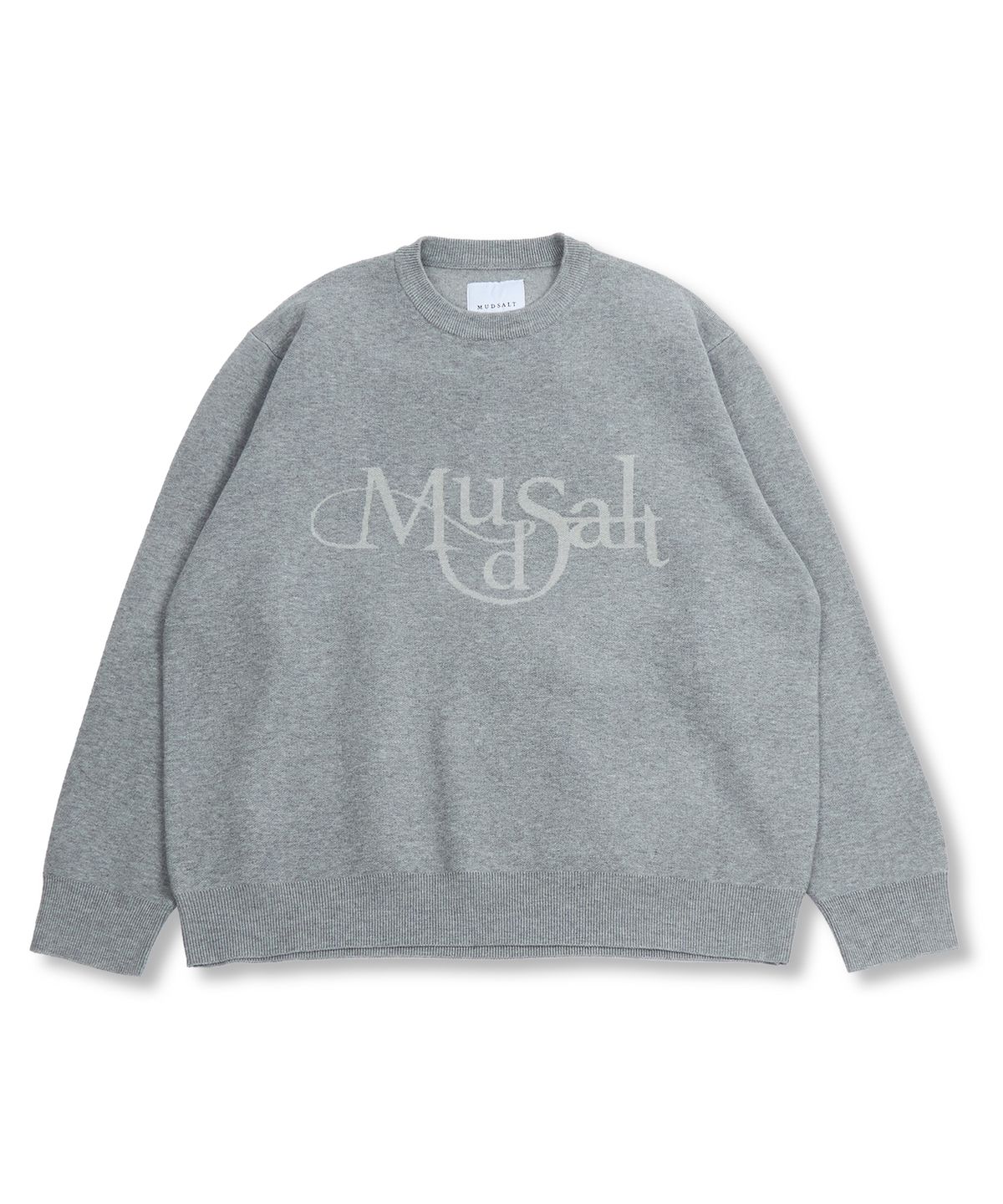머드솔트(MUDSALT) 머디 니트 크루넥 그레이