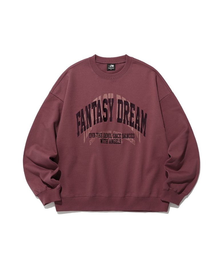 FANTASY DREAM APPLIQUE SWEATSHIRTS_BURGUNDY(NG2ESUM444A)