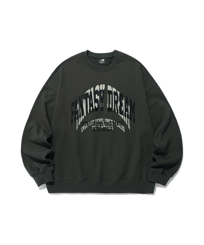 FANTASY DREAM APPLIQUE SWEATSHIRTS_CHARCOAL(NG2ESUM444A)