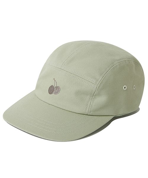 [ KIRSH ]★MONO CHERRY LOGO CAMP CAP MUSINSA | KIRSH Mono Cherry Logo Camp Cap [Light Khaki]