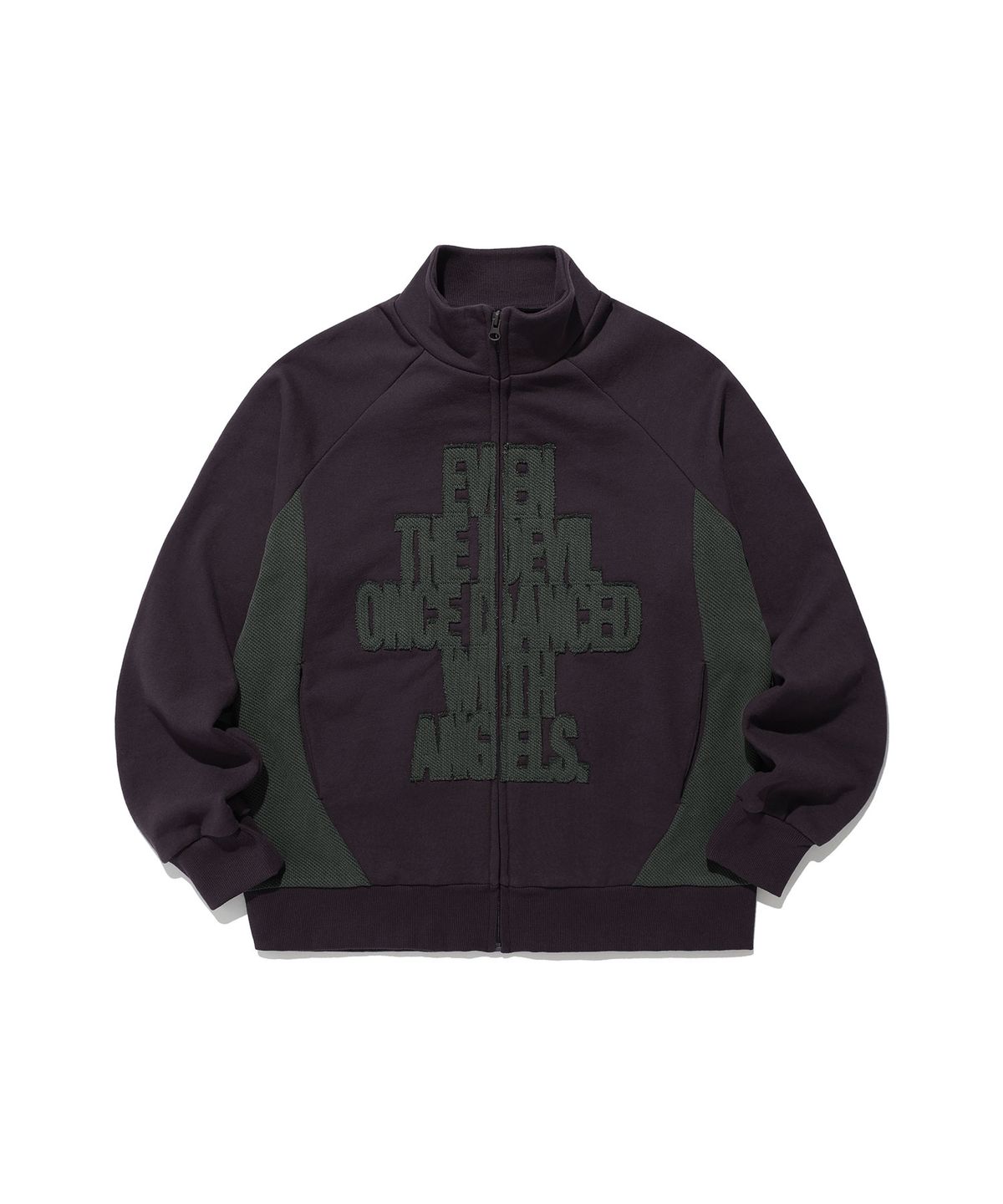 나이스고스트클럽(NICEGHOSTCLUB) EVEN THE DEVIL SWEAT JERSEY ZIP UP_PURPLE(NG2ESUM483A)