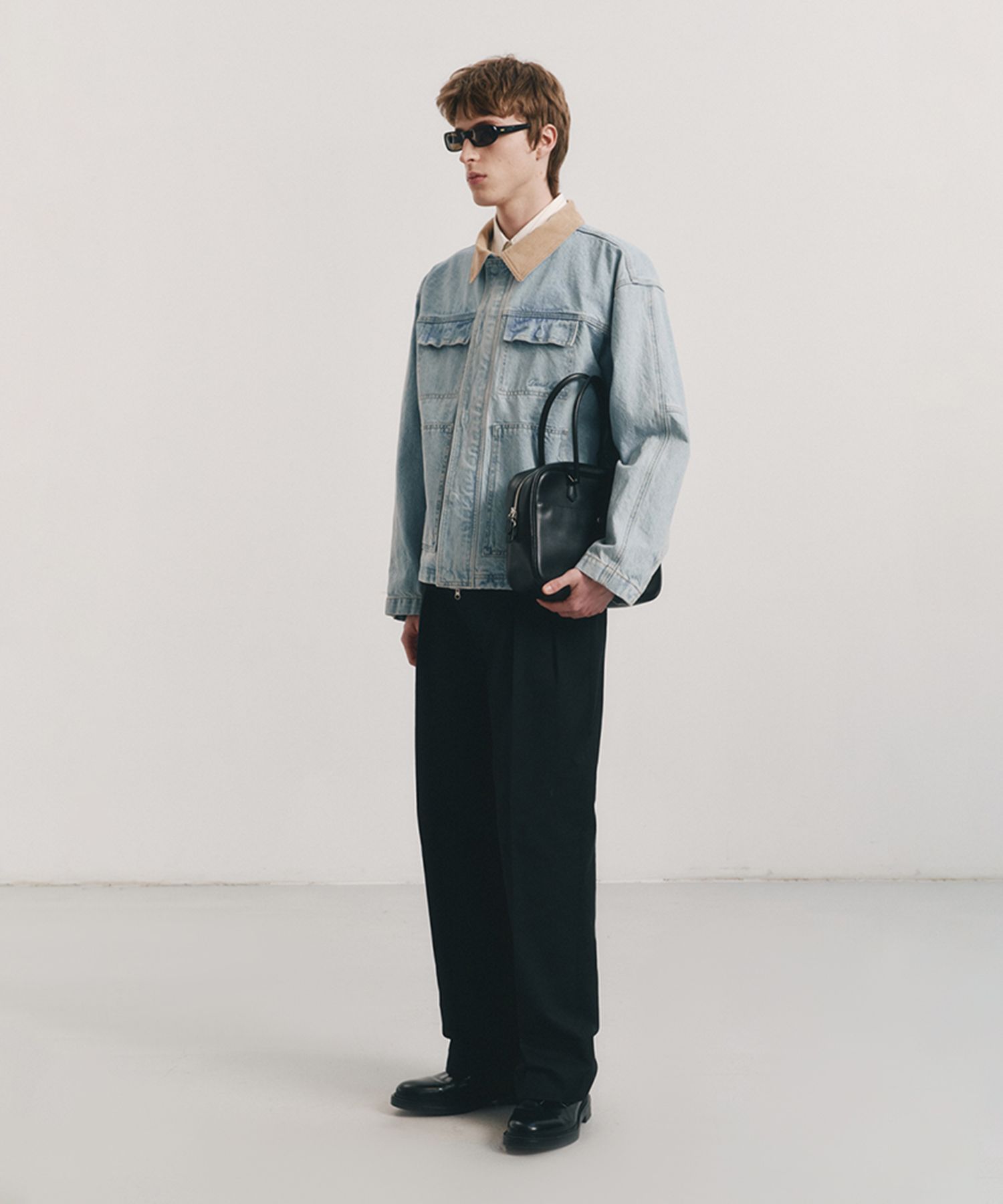 ★2024NEW★Dunst★VINTAGE DENIM JACKET ユニセックス MUSINSA | DUNST (UNISEX) VINTAGE DENIM JACKET LIGHT