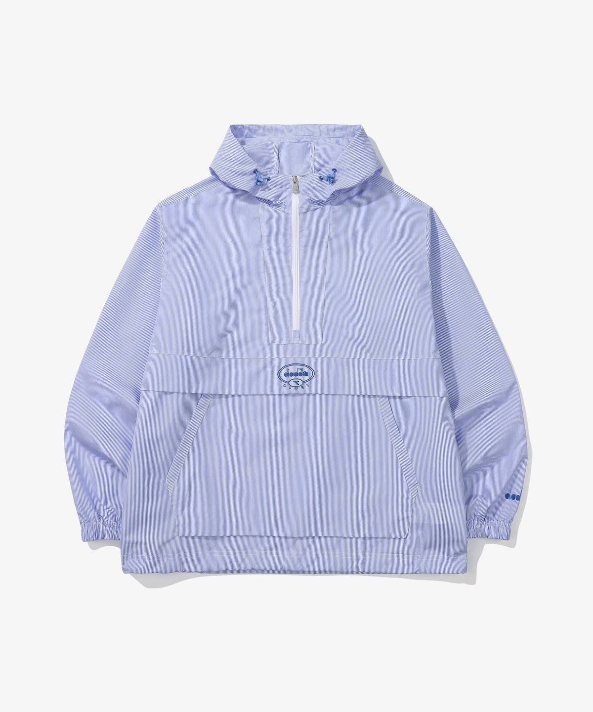 디아도라(diadora) 컴피 우븐 후디 아노락 SKY BLUE
