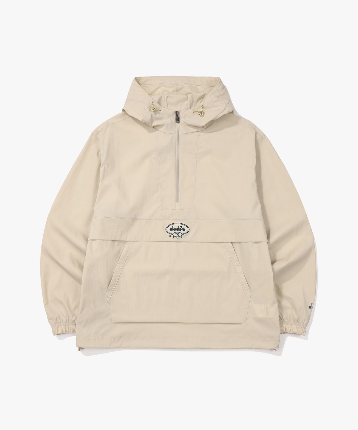 디아도라(diadora) 컴피 우븐 후디 아노락 BEIGE