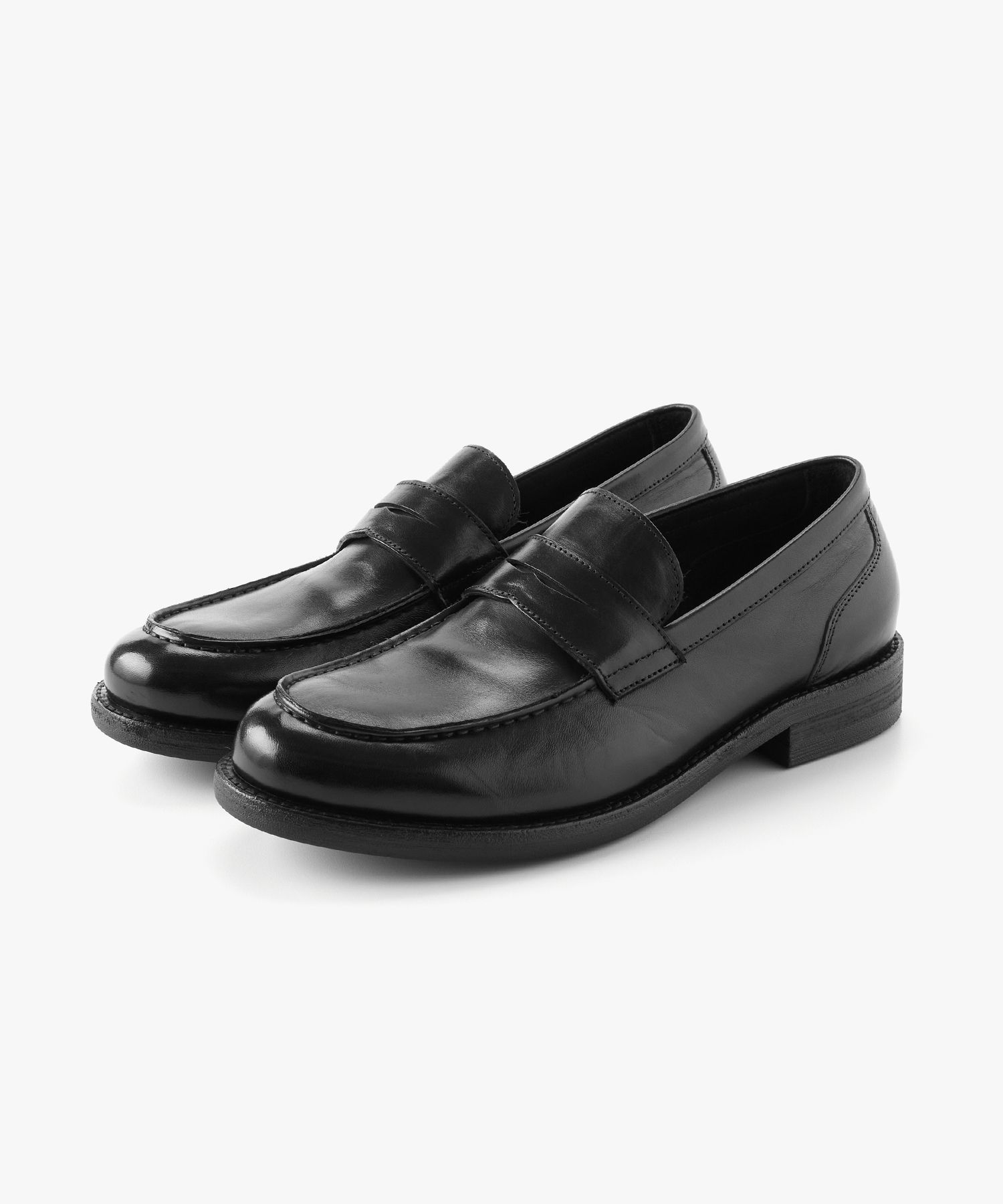 MUSINSA | ROMANTIC MOVE New Rug Loafer R24H212 (Horse Leather Black)