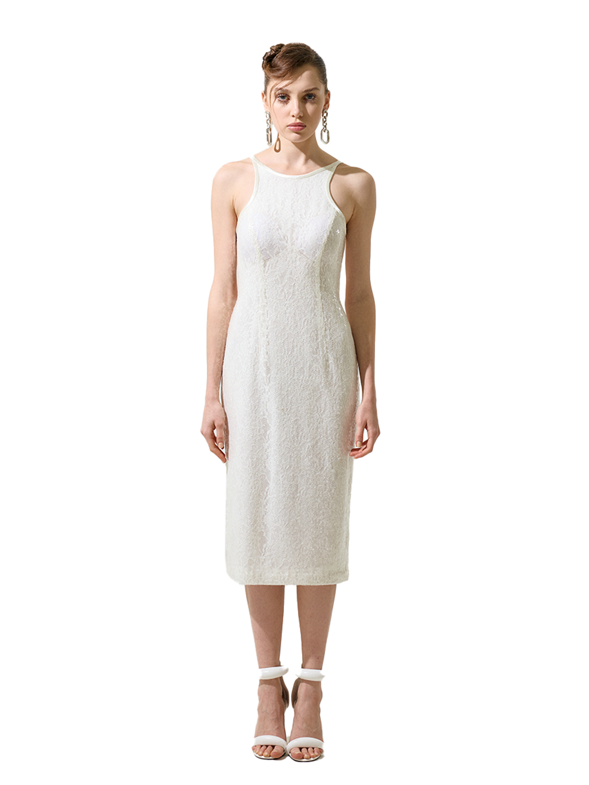 그리디어스(GREEDILOUS) White Issue 03 Dress