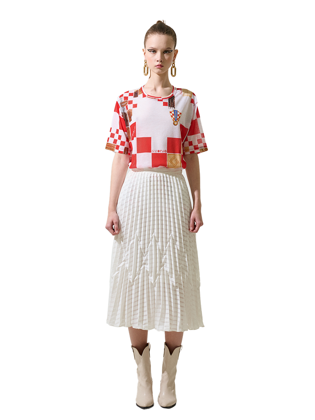 그리디어스(GREEDILOUS) White Issue 04 White Issue 04 Skirt