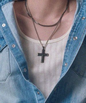 STJ-SN2040 웨슬리 십자가 목걸이