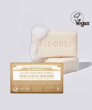 [2PACK]샌달우드 자스민 퓨어 캐스틸 바솝 140g