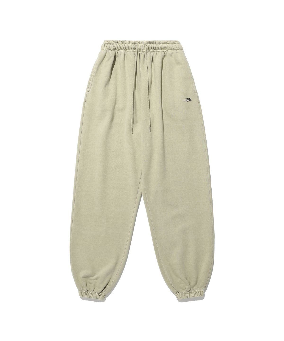 나이스고스트클럽(NICEGHOSTCLUB) SKULL GRAFFITI PIGMENT SWEAT PANTS_BEIGE(NG2ESUPA00A)