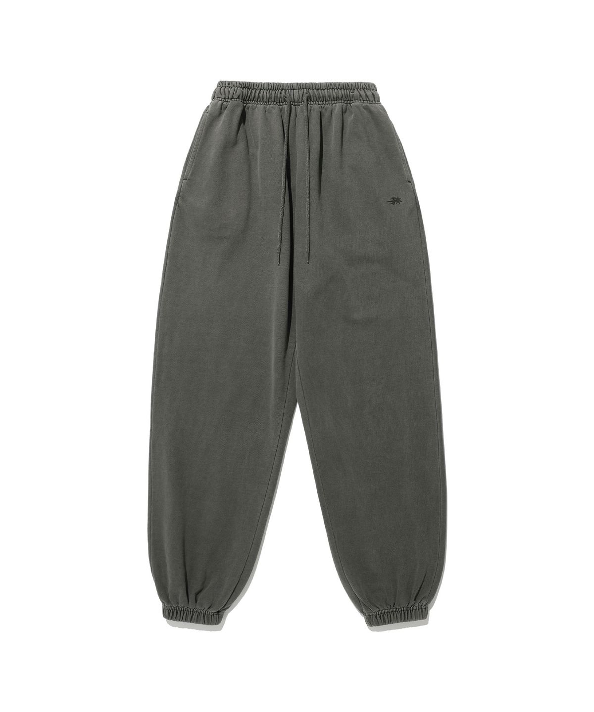 나이스고스트클럽(NICEGHOSTCLUB) SKULL GRAFFITI PIGMENT SWEAT PANTS_CHARCOAL(NG2ESUPA00A)