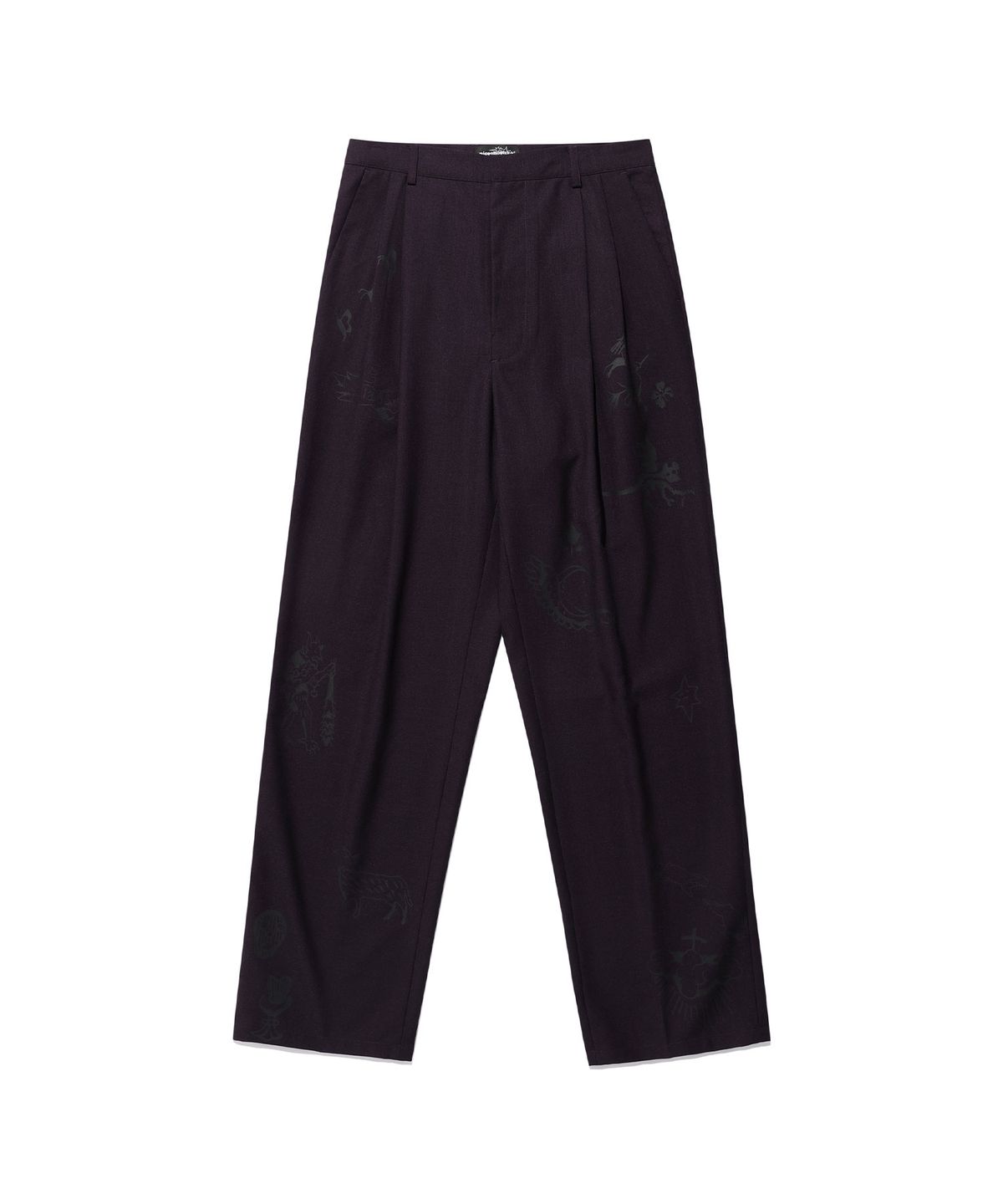 나이스고스트클럽(NICEGHOSTCLUB) TATTOO TAILORED PANTS_PURPLE(NG2ESUPA12A)