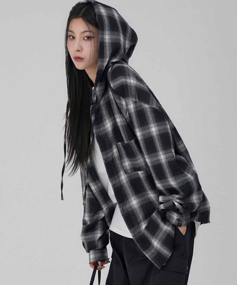 ★MUCENT★ Iconic Check Hooded Shirt Unisex P00000NJ MUSINSA | MUCENT Iconic Check Hooded Shirt (Unisex)