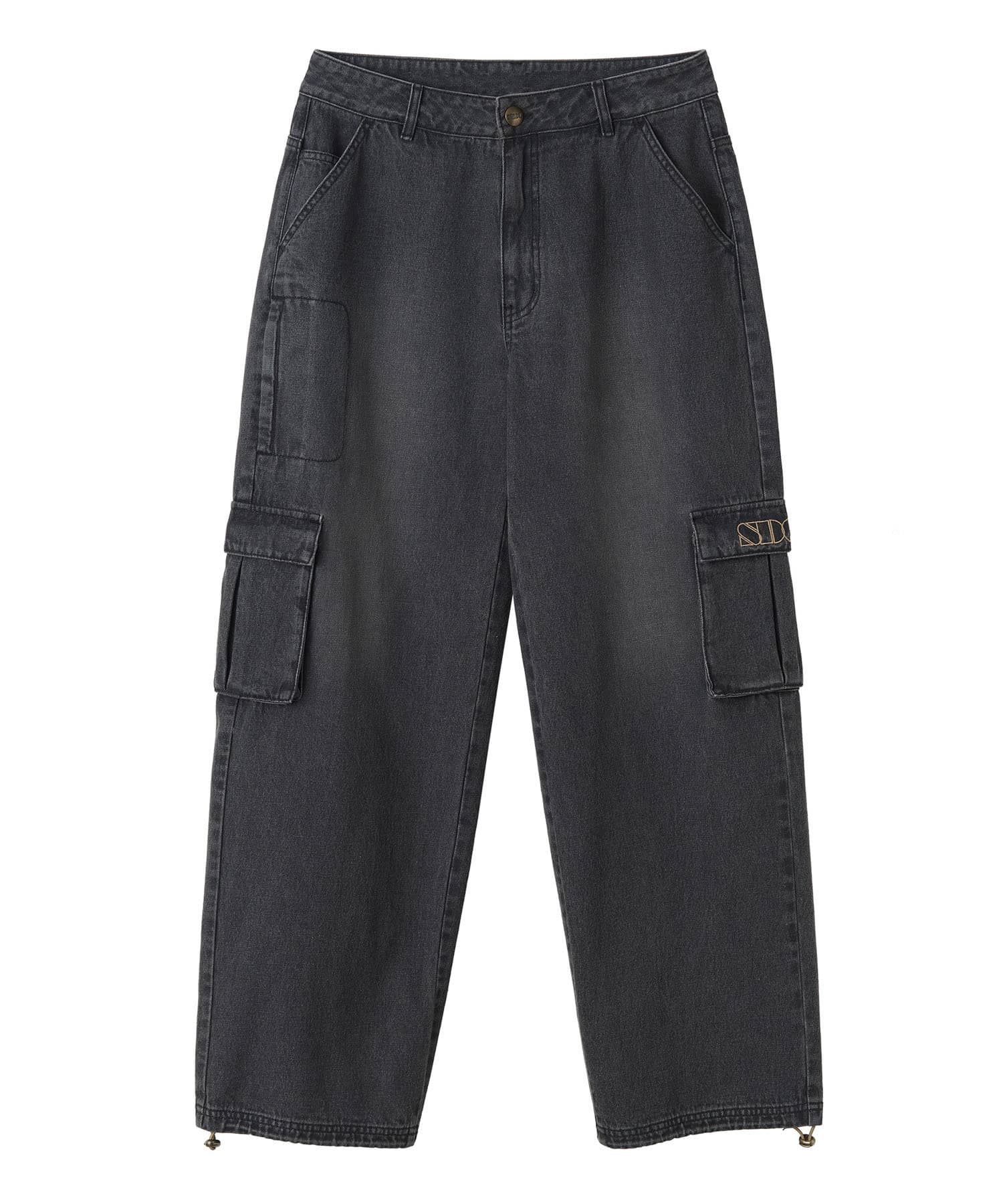 MUSINSA | SCULPTOR Acid Cargo Jogger Pants Washed Black