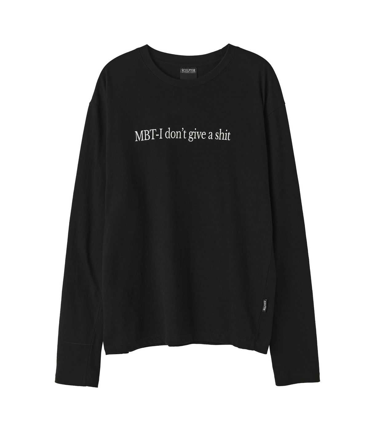 스컬프터(SCULPTOR) Washed Long Sleeve Tee Washed Black