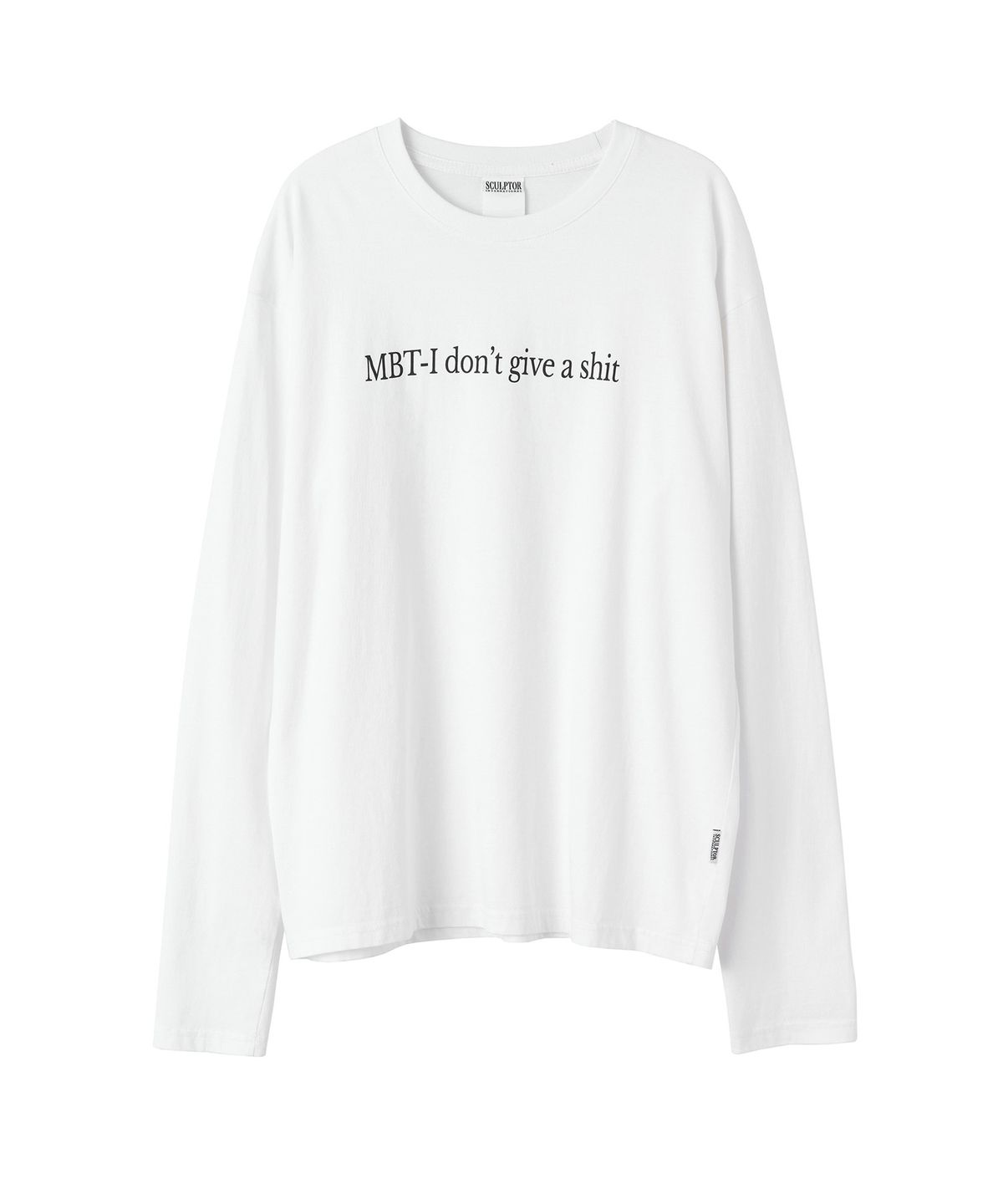 스컬프터(SCULPTOR) Washed Long Sleeve Tee Washed White