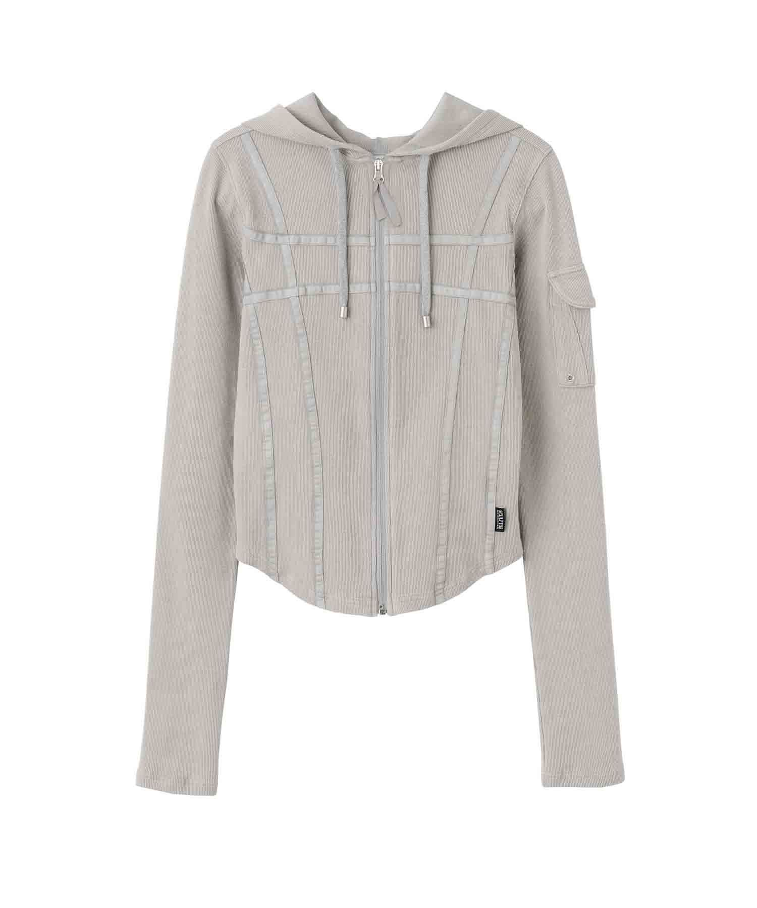 MUSINSA | SCULPTOR Washed Bondage Hoodie Washed Gray