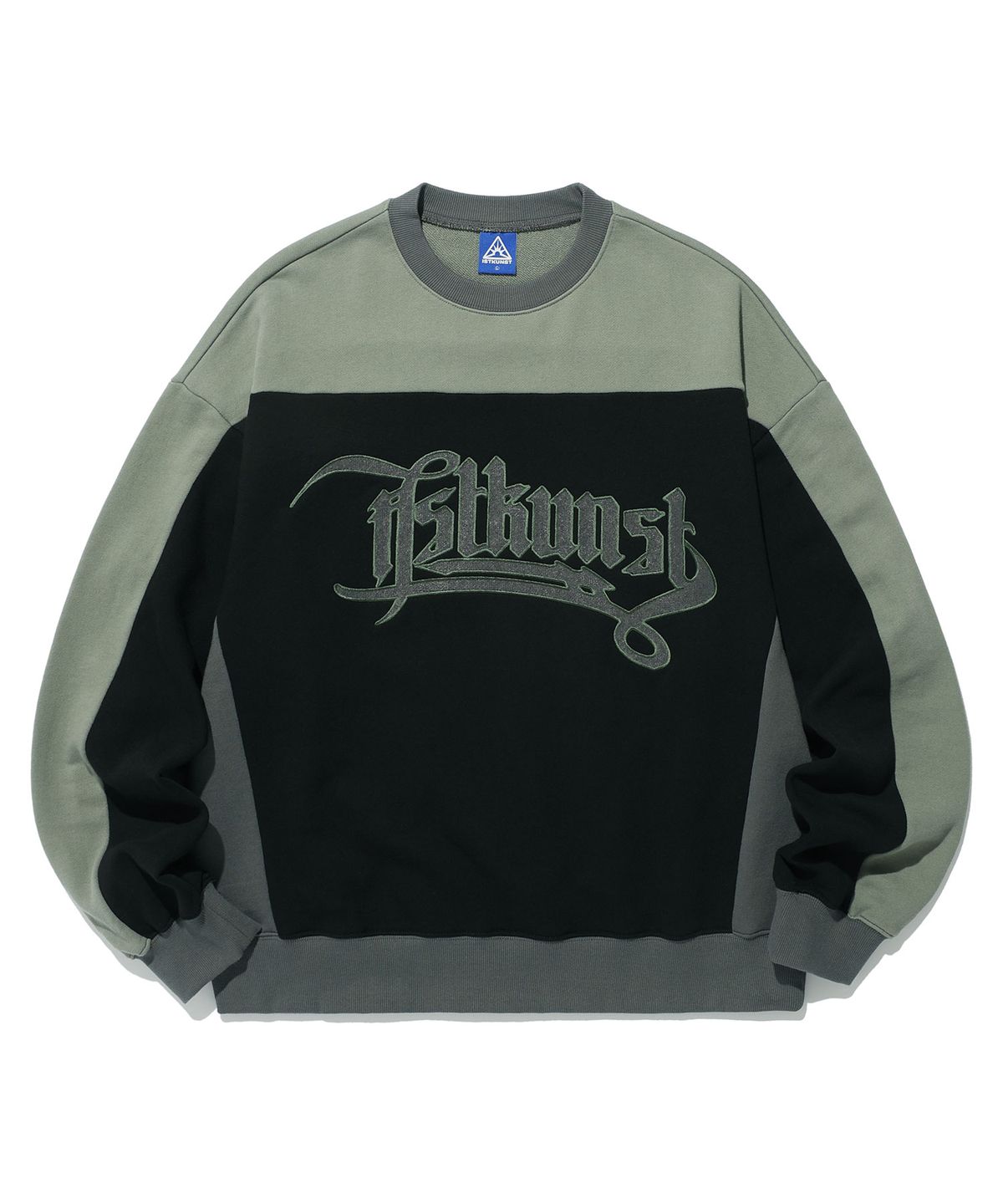 이스트쿤스트(ISTKUNST) SPORTY LINE LOGO SWEATSHIRTS_BLACK(IK2ESMM444A)