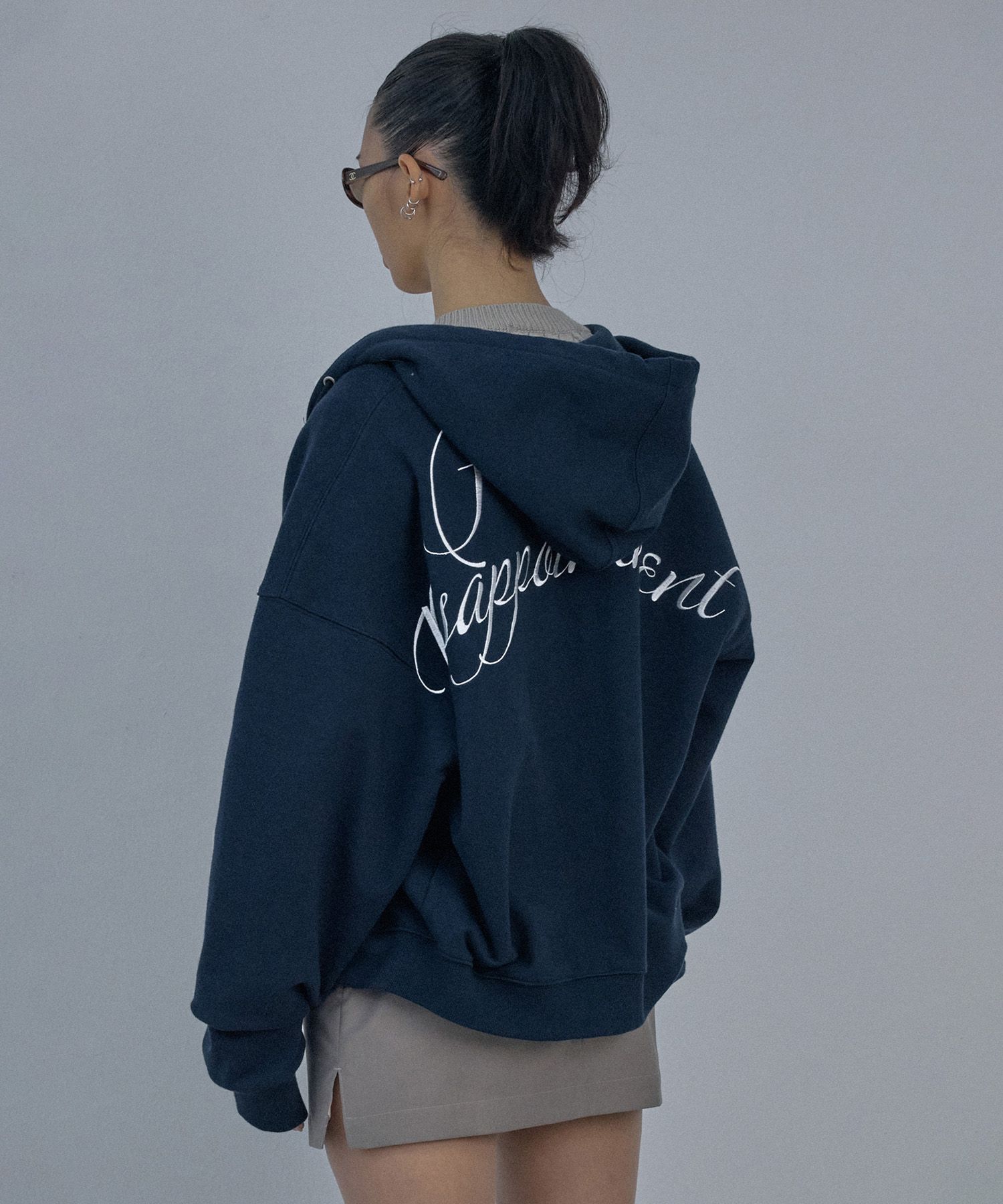 SCULPTOR Cottage Zip-Up Hoodie Navy ネイビー（TRIBE WEAR
