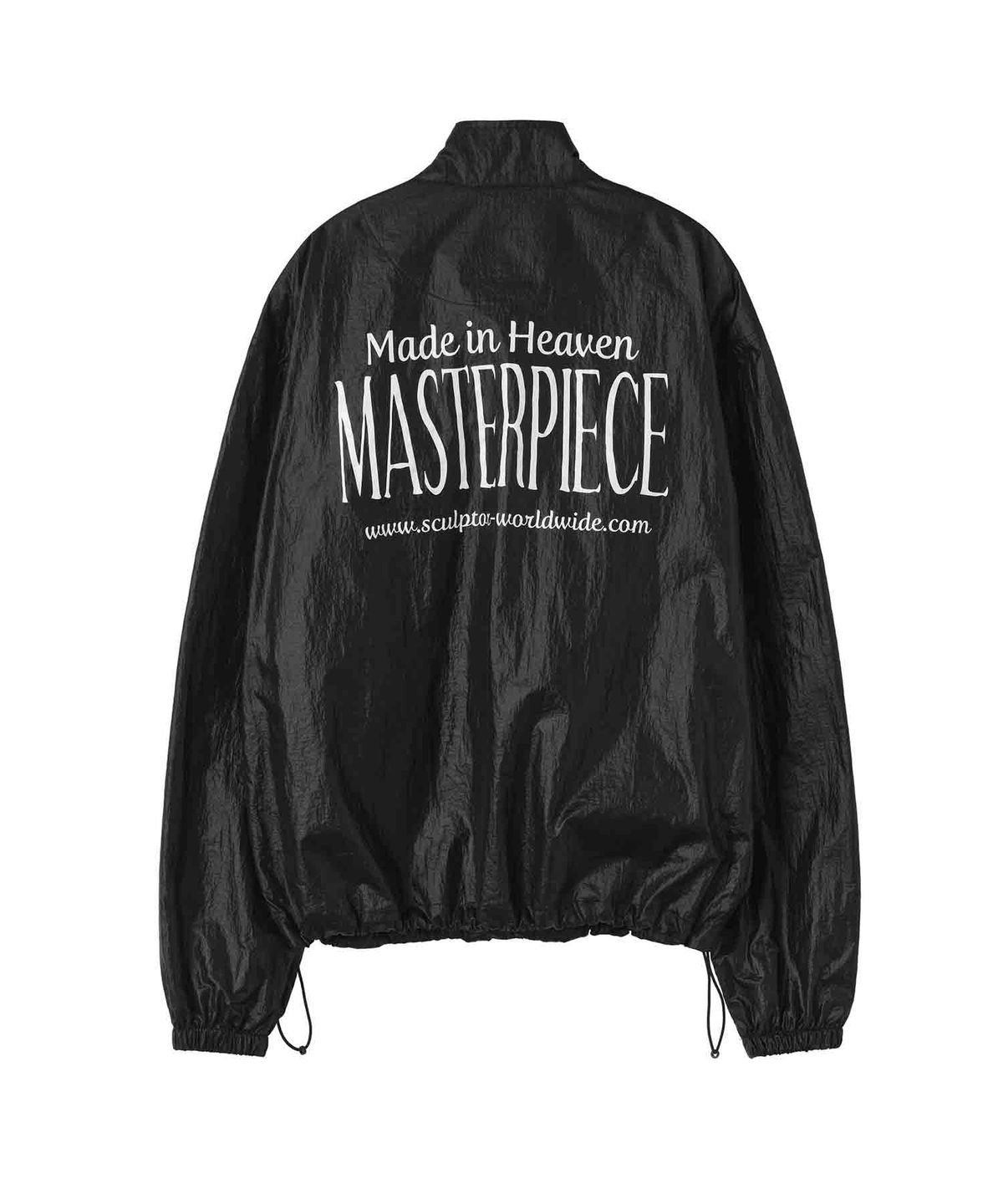 스컬프터(SCULPTOR) Glossy Nylon Jacket Black