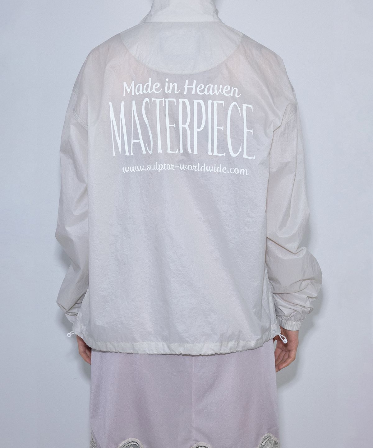 스컬프터(SCULPTOR) Glossy Nylon Jacket Raw