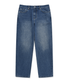 워싱 데님 레귤러 팬츠 블루