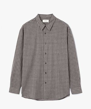 루이 오버 체크 셔츠 (바이올렛)