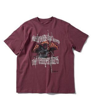 아이스 머쉬룸 반팔 티셔츠 - 딥 핑크