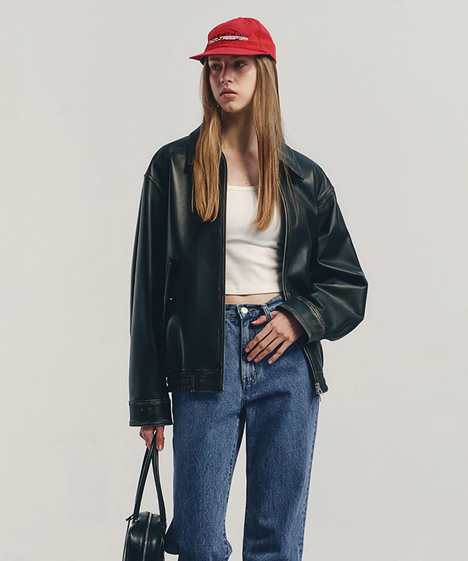 MUSINSA | DUNST FOR WOMEN UNISEX LAMBSKIN LEATHER BLOUSON BRUSHED 
