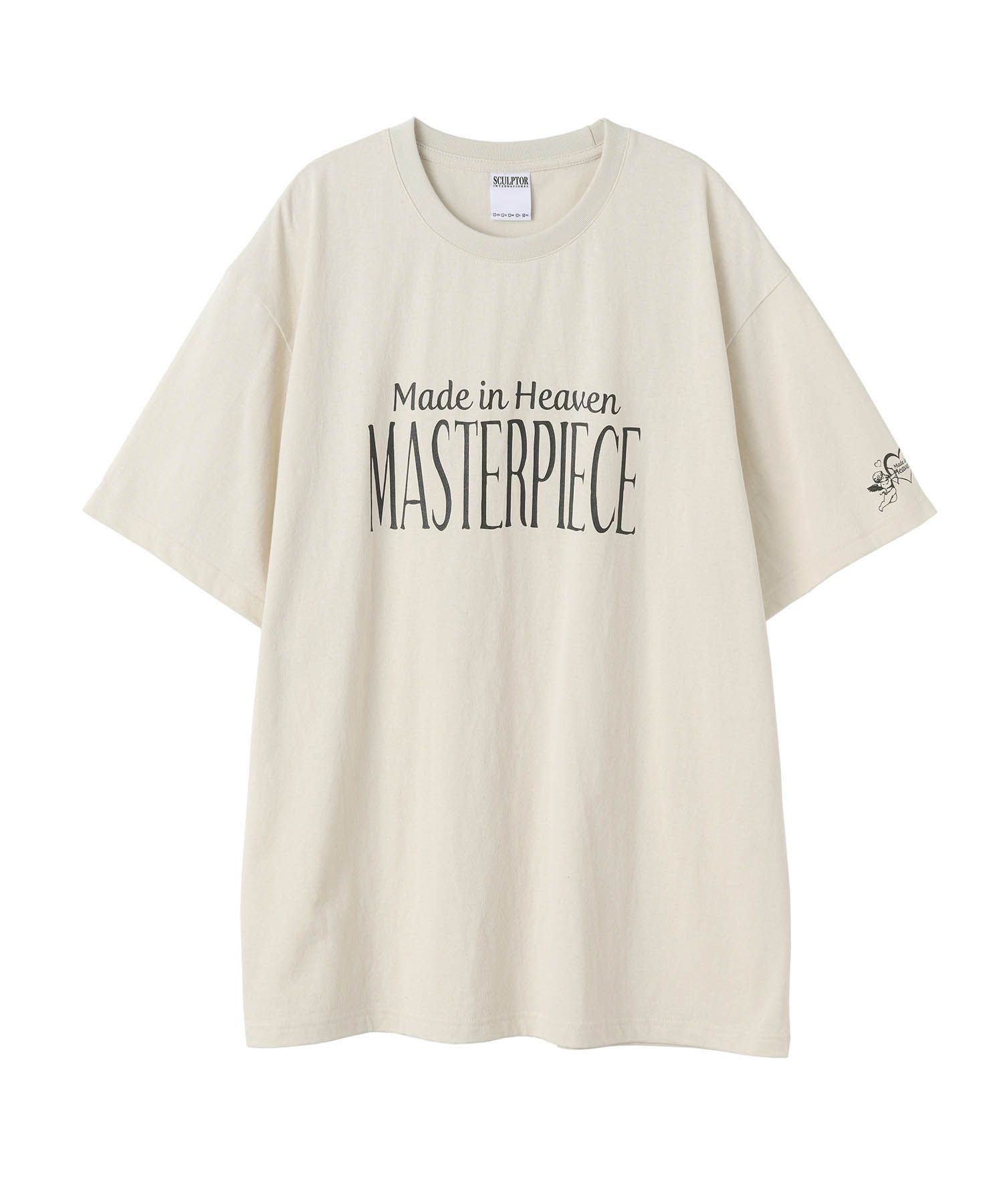 ★SCULPTOR★ Heaven Made Boxy Tee Cream SC24S212IV Heaven Made Boxy Tee Cream – Sculptor