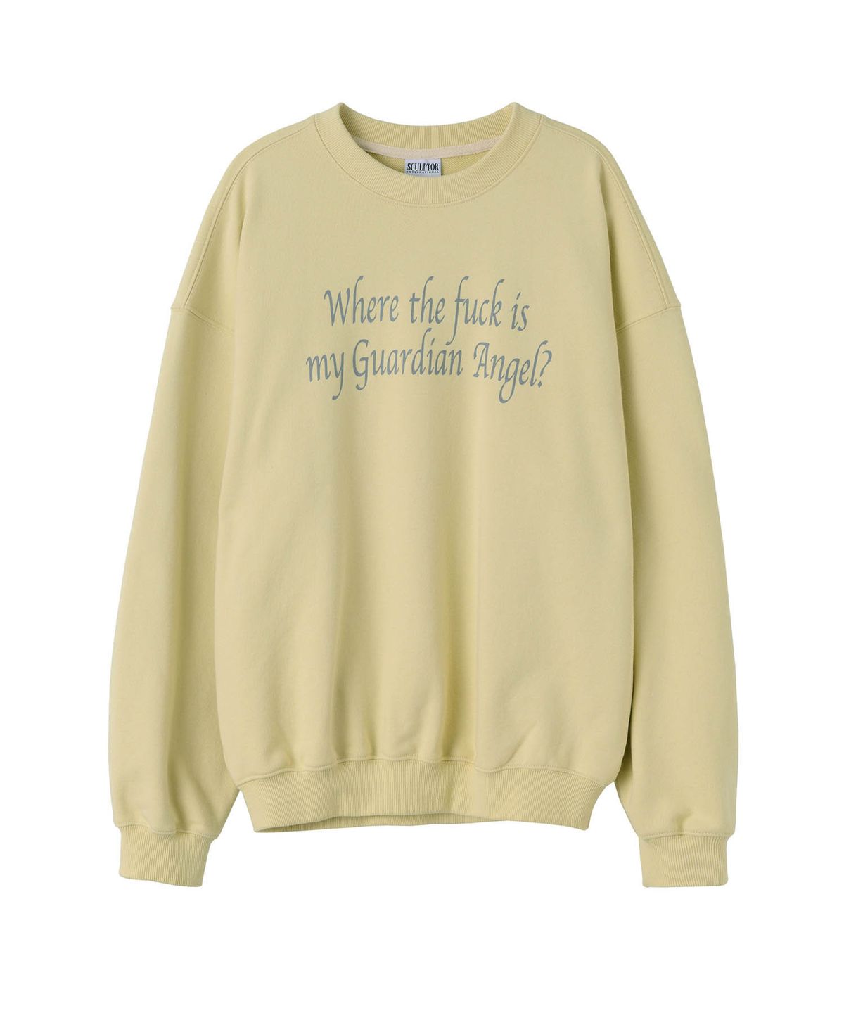스컬프터(SCULPTOR) Word Of Wisdom Sweatshirt Dusty Lemon