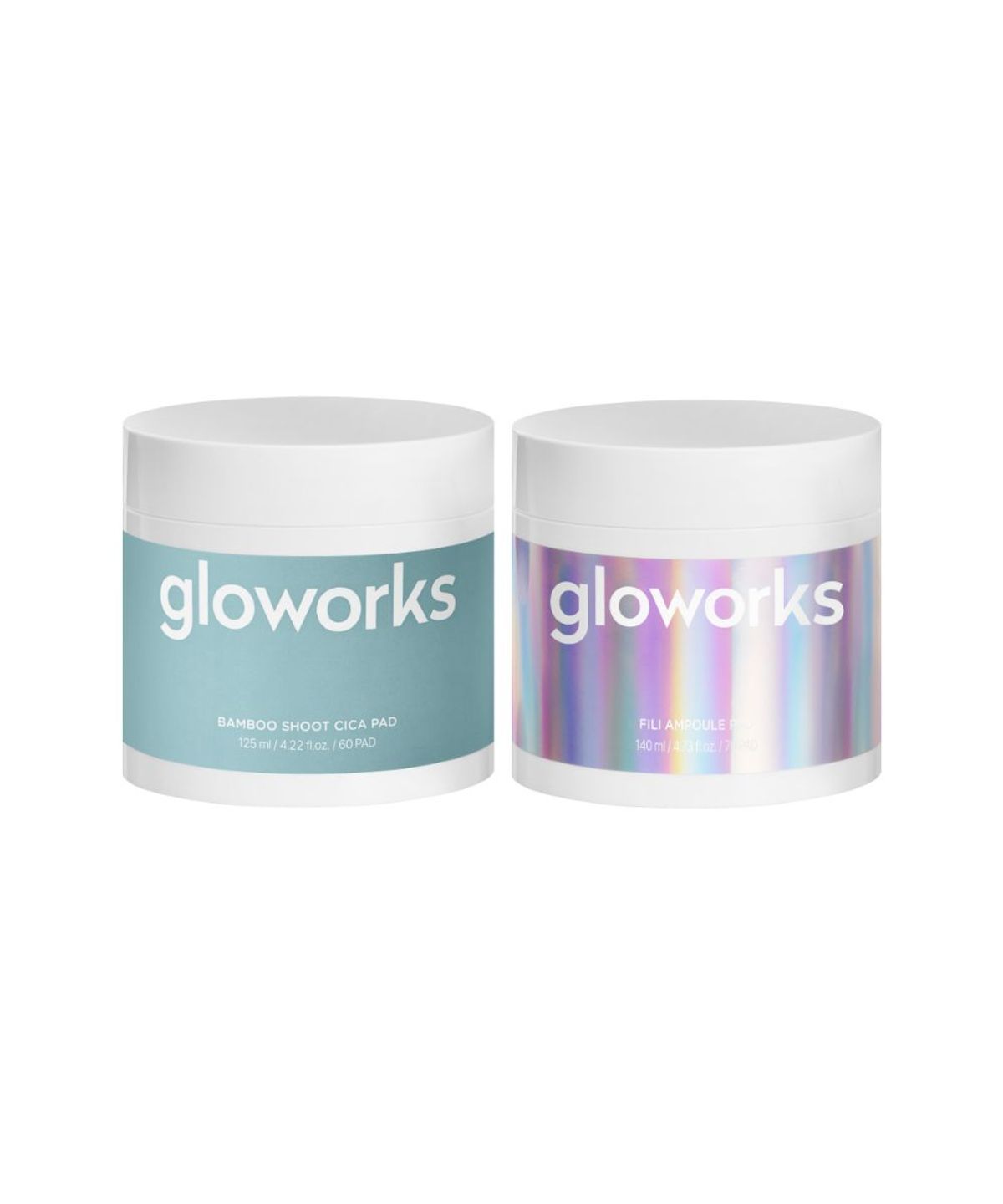 글로웍스(GLOWORKS) 필리앰플패드 70매 + 죽순시카패드 60매