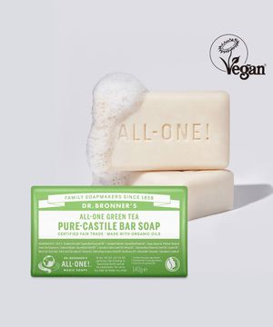 [2PACK]그린티 퓨어 캐스틸 바솝 140g