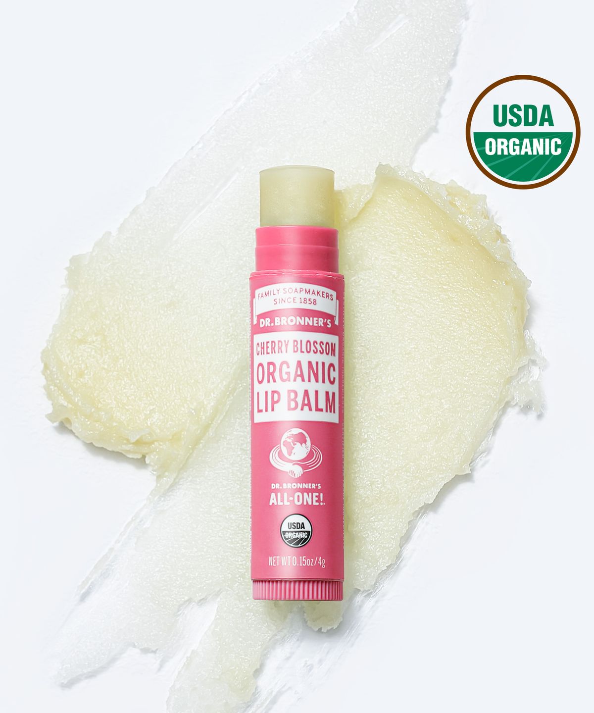 닥터 브로너스(DR.BRONNER'S) [3PACK]체리블라썸 오가닉 립밤 4g