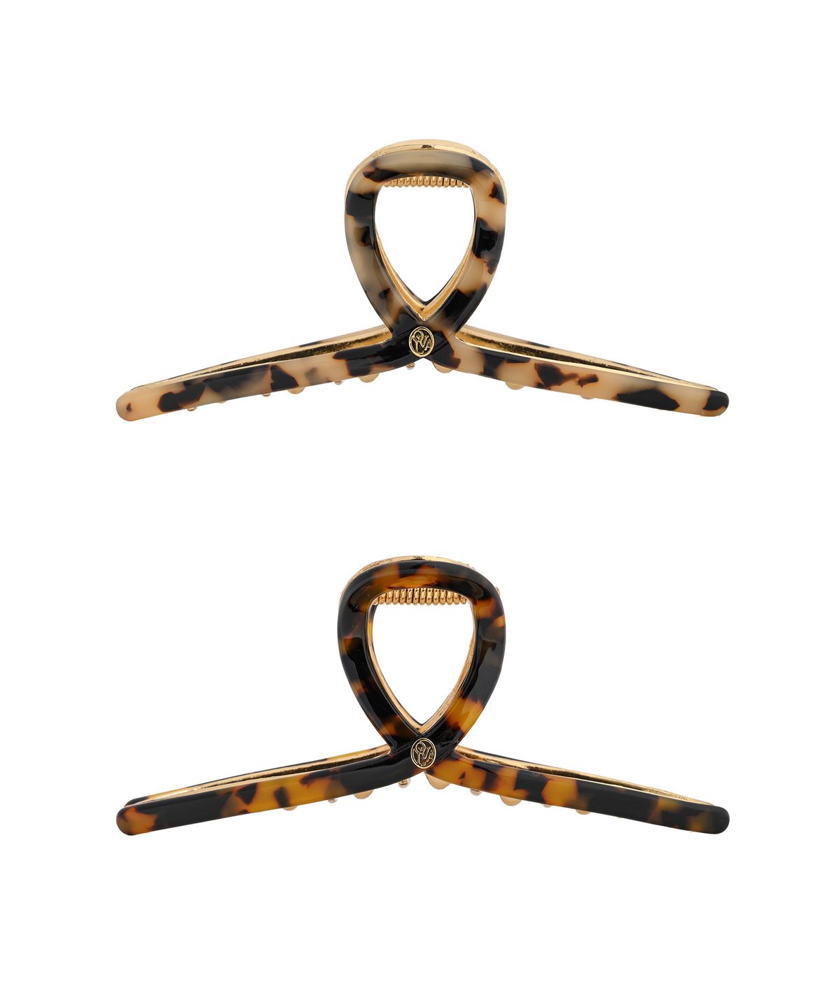 오블라(OVLA) HC005 Twist metal point hair clip (leopard) (2 color)