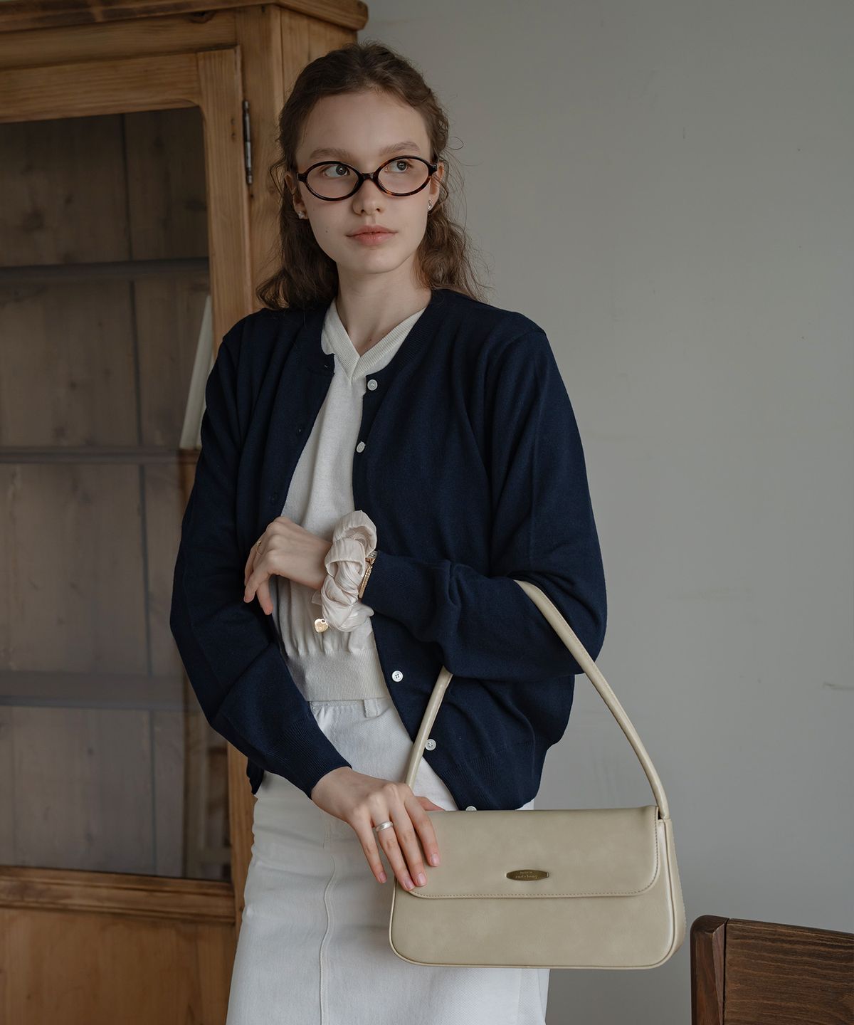 무쿠앤에보니(MUCU AND EBONY) Classic Bag _ Sand Beige