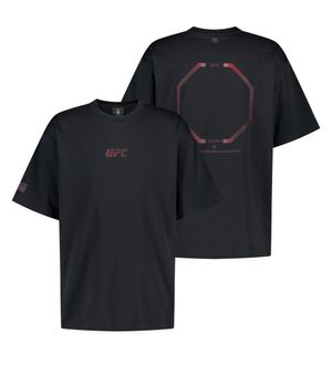 [짱재 착용] UFC 옥타곤 릴렉스핏 반팔 티셔츠 블랙 U4SSV2303BK