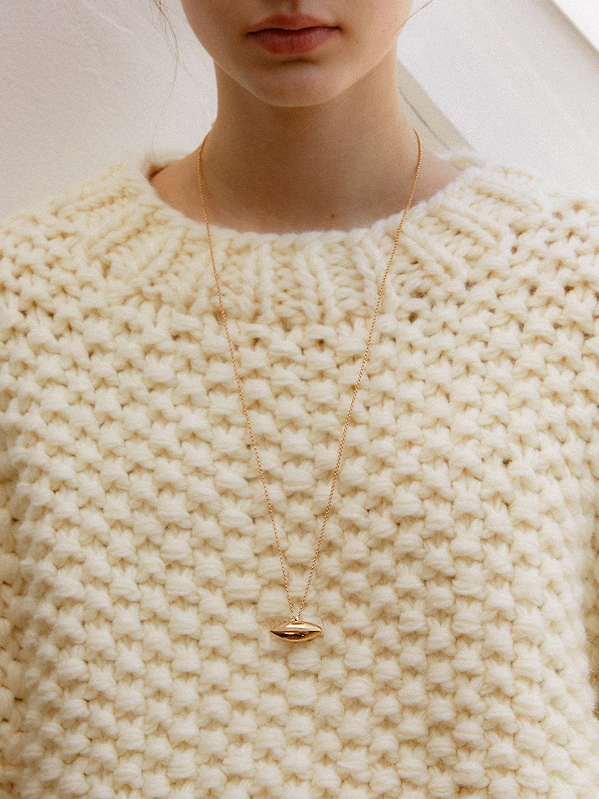 오블라(OVLA) baguette necklace_M JN006