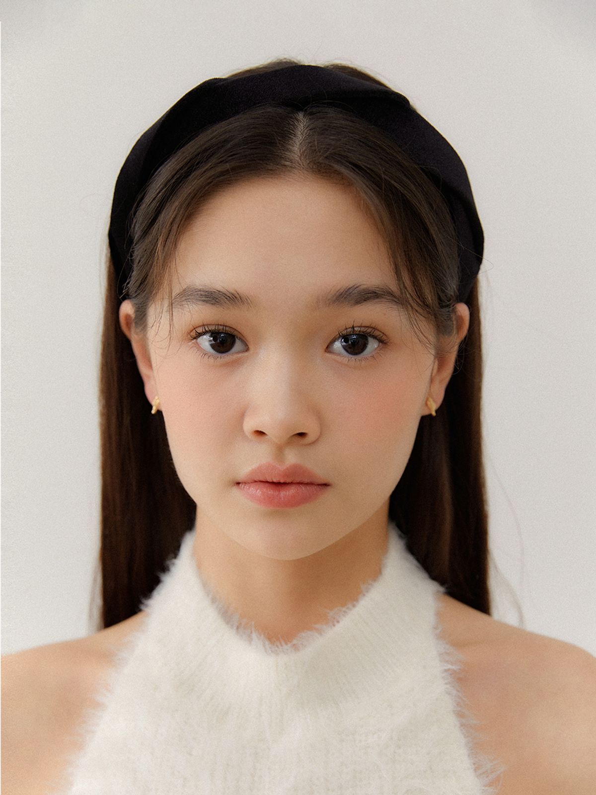 오블라(OVLA) simple tied velvet hair band HB009