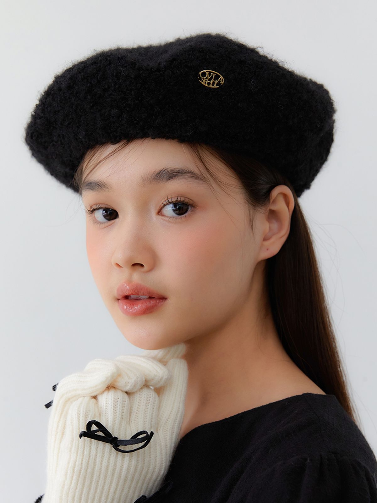 오블라(OVLA) beret classic hat_boucle_2color HA009