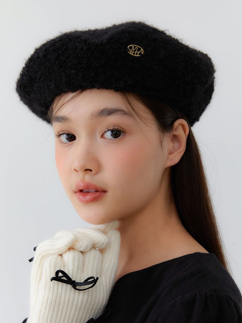 beret classic hat_boucle_2color HA009