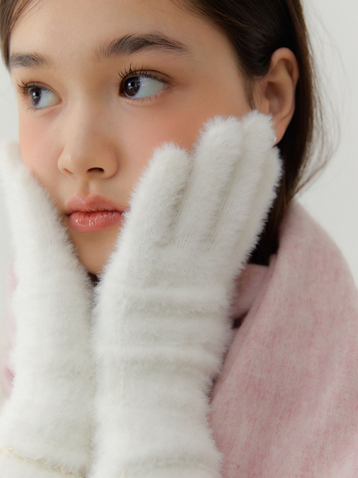 오블라(OVLA) (선물포장) micro fiber fluffy bubble gloves_colors GL004