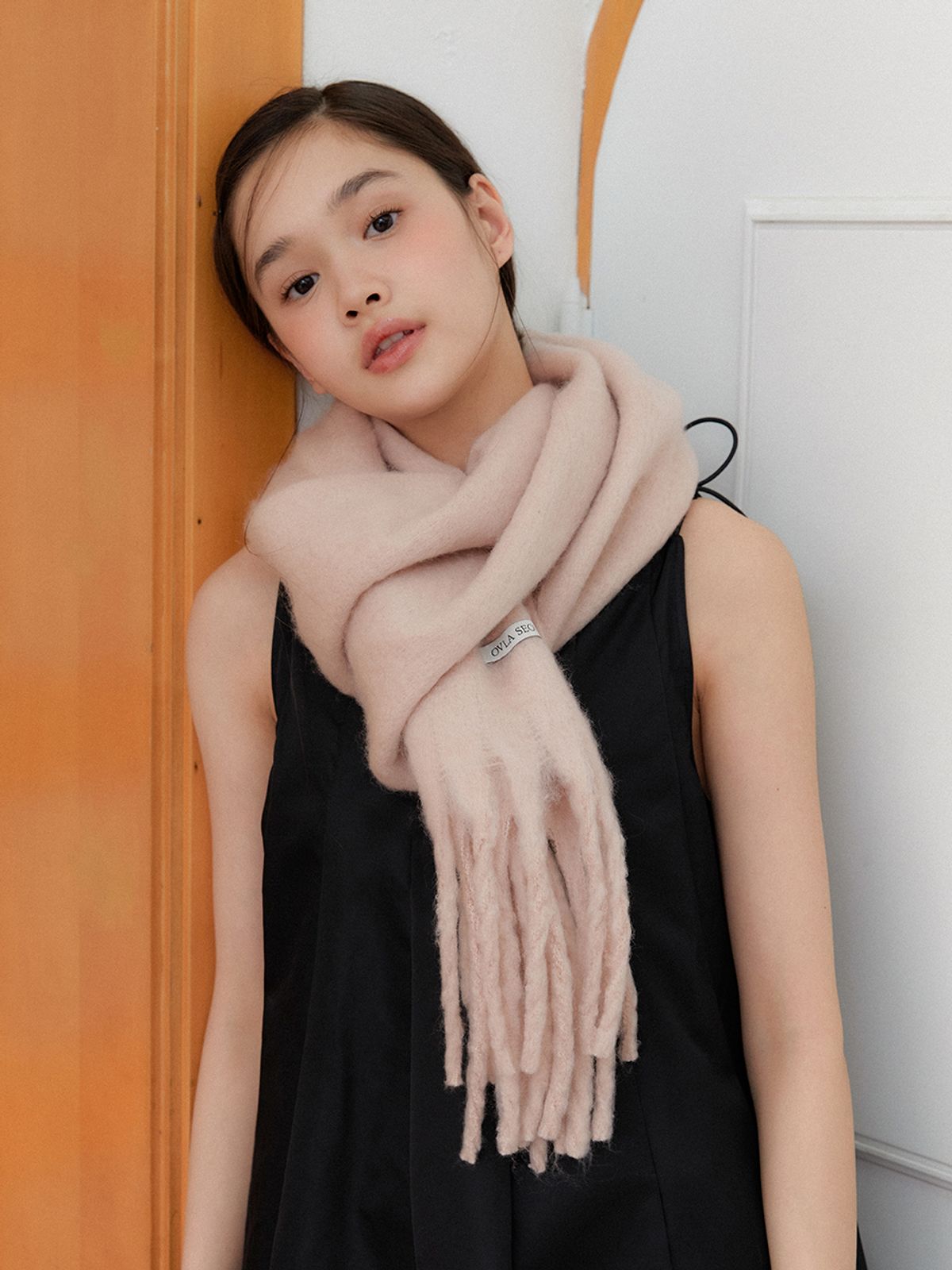 오블라(OVLA) vintage chunky muffler_colors MF005