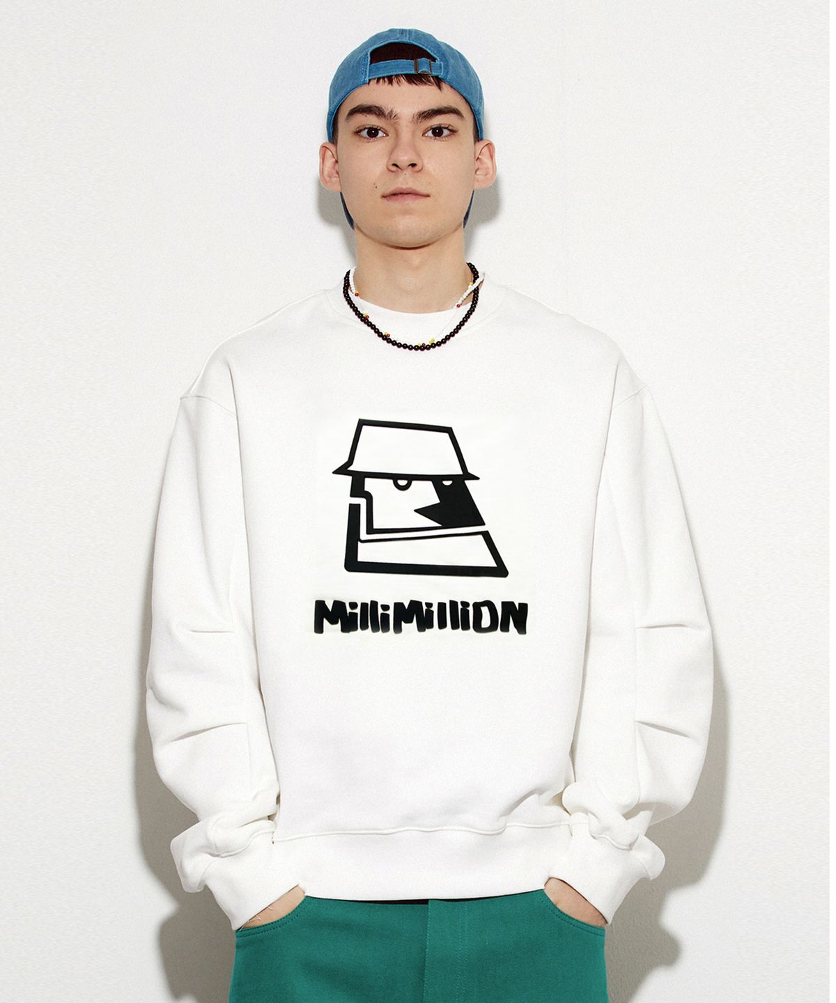 밀리밀리언(MILLIMILLION) COBBLESTONE MTM T12-WHITE