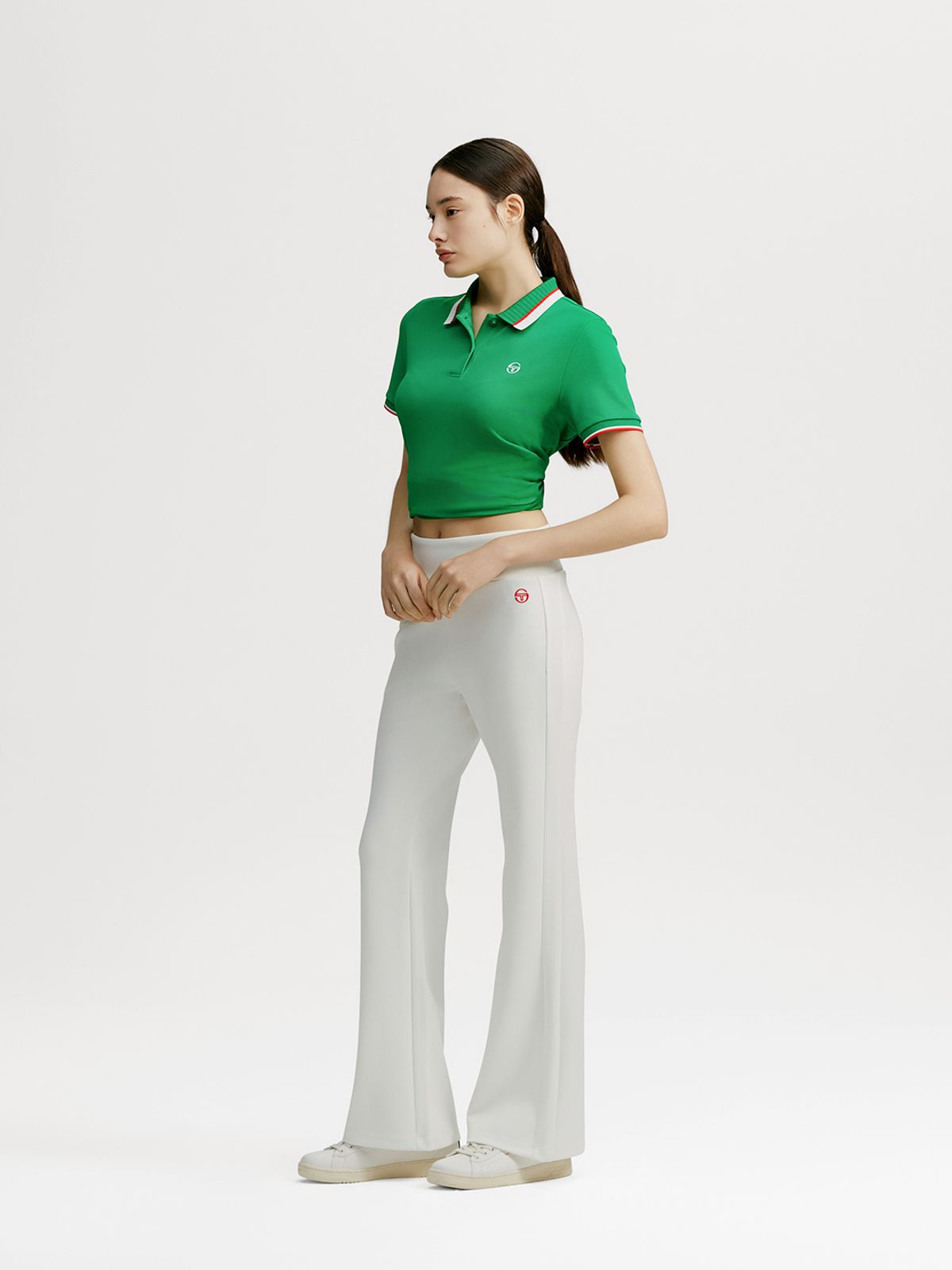 세르지오 타키니(SERGIO TACCHINI) W 에센셜 부츠컷 레깅스 팬츠 (White)
