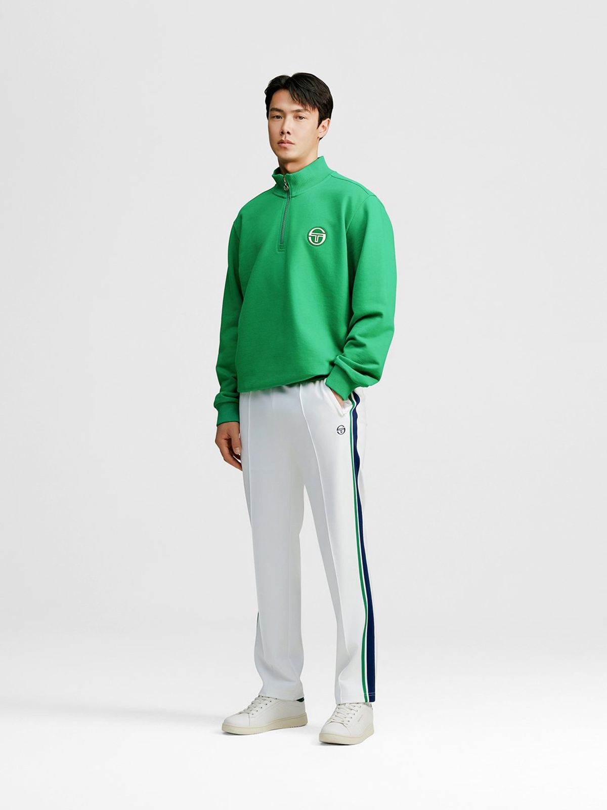 세르지오 타키니(SERGIO TACCHINI) M 고트 다마린도 트랙 팬츠 (White)