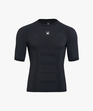 남성 트레이닝 심리스 베이스레이어 숏슬리브 SPIPCNCS202MBLK