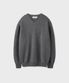 CASHMERE WOOL V-NECK KNIT [DARK GRAY]